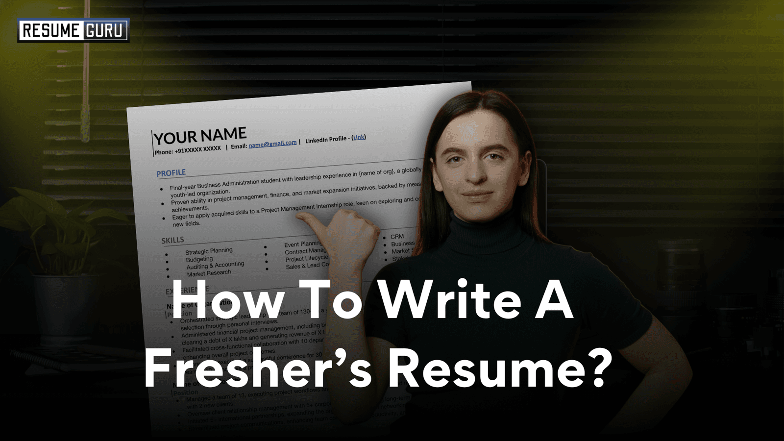 How to Write a Fresher Resume: A Guide for Job Seekers with No Experience